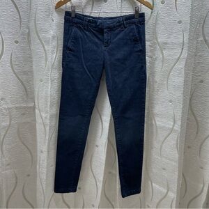Mexx Slim Trousers Women 26 Navy Blue Cotton Stretch Amsterdam 6BJTM012